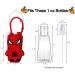 Hero Inspired Cute Hand Sanitizer Holder for Backpack - Red - Fits 1 oz Bottle - Buy Online on GoSupps.com
