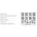 KADS Nail Stamping Plate Rose Flower Nature Image Template for DIY Manicure - FL037 - Buy Online on GoSupps.com