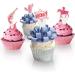 Rosa Cowgirl Cupcake Toppers - 24 Pieces Cowboy Theme Party Accessories for Birthdays Weddings & Celebrations - Buy Online on GoSupps.com
