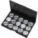 Healvian 2pcs 15 Empty Cosmetic Case Empty Eyeshadow Case Empty Makeup Travel Makeup Case Eyeshadow Palette 1 count (Pack of 1) Silverx2pcs - Buy Online on GoSupps.com