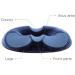 Butt Pillow for Tailbone Donut Pillow for Hemorrhoids Premium Memory Foam Washable Seat Cusion for Tailbone Pain Back Pain Relief Gray - Buy Online on GoSupps.com