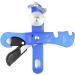Ito Rocky Climbing Gear Ascender & Rappelling Descender Belay Devices - Blue | For 9-12mm Rope, Rescue & Arborist - Buy Online on GoSupps.com