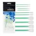 10 Pixiss Detail Alcohol Ink Blending Tools (5 Different Sizes), Foam Tips for Blending Inks, Chalks, Markers, Pencil, Charcoal on Yupo Paper and Other Mediums 1 Variety Pack