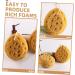 2pcs Honeycomb Bath Sponge Set | Exfoliating Shower Scrubber & Body Wash Supplies - International Shipping Available - Buy Online on GoSupps.com