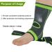 1 Pair Ankle Brace Adjustable Ankle Support Brace Elastic Compression Ankle Stabilize Ligaments Sports Protection For Ankle Sprains Plantar Fasciitis Tendonitis Foot Injury Recovery One Size - Buy Online on GoSupps.com