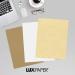LUXPaper 8.5 x 11 Paper for Crafts and Printing in Gold Parchment Scrapbook and Office Supplies 50 Pack (Gold) - Buy Online on GoSupps.com