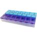 2 Pack Weekly 7 Day Pill Organizer | BPA Free AM PM Pill Box for Easy Medication Management - Buy Online on GoSupps.com
