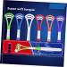 CLISPEED Tongue Brush - Effective Tongue Cleaner & Scraper for Adults | International Shipping Available - Buy Online on GoSupps.com