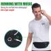 USHAKE Ultra Light Bounce Free Running Belt for Men and Women - Black - Buy Online on GoSupps.com