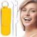 Stylenbest 4-Part Portable Stainless Steel Tooth Holder Set | Tartar Remover & Mouth Care Kit for Camping | Yellow Leather Case - Buy Online on GoSupps.com