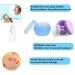 10-Pack Travel Bottles Set - 3oz Leakproof Silicone Containers | TSA Approved Toiletry Bottles for Shampoo, Lotion, Soap - Multicolor - Buy Online on GoSupps.com