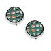Sushi Printed Mini Round Pill Box Pill Box 3 Compartment Medicine Pill Case Pill Organizer Travel Pillbox Portable Pill Box for Pocket Home Office Use