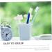 Gatuida Double-Headed Toothbrush Set - 4 Pieces Denture & Braces Cleaning Brushes for False Teeth - Efficient Double-Sided Care - Buy Online on GoSupps.com
