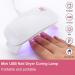 Makartt 6W LED Nail Dryer Curing Lamp USB Portable for Gel Nails - White C-01 Mini Nail Lamp - Buy Online on GoSupps.com
