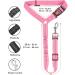 Dog Car Seat Belt Harness with Anti-Shock Bungee Buffer - Adjustable Safety Leads for Pets Travel - Orange - Buy Online on GoSupps.com