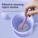 Makeup Brush Cleaner Bowl - Multifunctional Silicone Flexible Cleaner Mat Stable Cleaning Tool for Makeup Supplies Decorative Makeup Brushes and Powder Pads - Buy Online on GoSupps.com