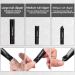 Stainless Steel Nail Clippers Set - 3 Pack for Men and Women - Professional Toe and Finger Nail Cutter Kit - Black - Buy Online on GoSupps.com
