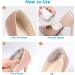 Wotermly 2 Pairs Cow Leather Heel Grips - Grey Heel Pads for Loose Women's Shoes - Buy Online on GoSupps.com