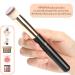 KINGMAS Concealer Brush Kabuki Brush Under Eye Nose Contour Makeup Brush for Concealing Blending Setting Buffing Powder Liquid Cream Cosmetic Foundation brush - Black C04 Flat/Round/Angled Top Set - Buy Online on GoSupps.com
