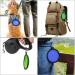 2 Pack Collapsible Dog Bowls with Carabiners - Portable Pet Feeding & Watering Dish for Travel - Small Blue+Green - Buy Online on GoSupps.com
