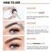 Eyebrow Stamp Stencil Kit - Waterproof Makeup with Brow Pomade Stencils & Applicator - Perfect Light Brown Eyebrows - Buy Online on GoSupps.com