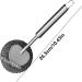 Steel Wool Pads - Steel Wool Scrubber With Handle | Long Cleaning Brush Scrubber - Reusable Scouring Pad Stainless Steel Brush Sturdy For Sink Tiles Pans Pots Small - Buy Online on GoSupps.com