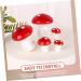 Alipis 60 Pcs Mushroom Cake Toppers Lovely Tiny Mushrooms Birthday Cake Decorations Woodland Theme Cupcake Toppers Cute Mushroom Cupcake Topper Balloon Pump Paper Cup Foam Statue Red - Buy Online on GoSupps.com