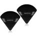 Powder Puff HAPPITON Powder Puff Face Soft Triangle Makeup Puff for Loose Powder Mineral Powder Body Powder Velour Cosmetic Foundation Blender Sponge Beauty Makeup Tools (2 Pieces)
