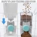 Kathson Rabbit Gravity Auto Feeder Set 35oz - Hanging Automatic Food/Water Dispenser for Small Pets - Ideal for Rabbit, Chinchilla, Guinea Pig, Hedgehog, Ferret, Kitty, Puppy - Blue - Buy Online on GoSupps.com