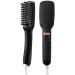 2-in-1 Hair Straightener Brush Fast Natural Straight Hair Styling Heated Hair Brush Straightener with Temperature Control Best Brush for Beauty Styling (Black)