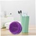 COHEALI Men's Silicone Bath Brush Set - Portable Body Scrubber & Massager for Exfoliation - Purple 9x8cm - 3pcs - Buy Online on GoSupps.com