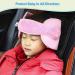 KAKIBLIN Adjustable Toddler Car Seat Head Support Band - Pink - Buy Online on GoSupps.com