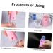 MUSISALY 2pcs Spray Hydrating Apparatus Mini Humidifier Moisturizing Spray Face Sprayer Mist Plastic - Buy Online on GoSupps.com