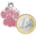 Iberiagifts Paw Dog Tag - Personalized Engraved Plaque for Small to Medium Dogs & Cats (Red) - International Shipping Available - Buy Online on GoSupps.com