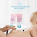 Happy Bum Baby Bath Set with Body Wash, Shampoo, Lotion, Face & Diaper Cream - Gift Set in Cotton Rope Basket - Buy Online on GoSupps.com