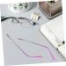 Goohochy Glasses Frames - Replacement Parts & Repair Set for Eyewear | Metal Violet Legs & Feet 13.5x0.6cm - Buy Online on GoSupps.com