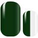 Avoa Beauty nail film -"Green with Envy" dark green green transparent nail art design 16 thin self -adhesive long -lasting nail wraps