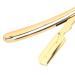 Premium Gold Stainless Steel Men's Hand Razor for Barbers & Home Use - No Blade Included - Buy Online on GoSupps.com