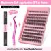 DIY Lash Extension Kit - 200pcs Individual Cluster Lashes (30D & 40D 8-16mm) | D Curl Eyelash Extensions with Bond Seal & Applicator Tool - Perfect for Home Use - Buy Online on GoSupps.com