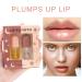 2-Piece Natural Lip Plumper Set - Day & Night Lip Serum with Plant Extracts for Fuller Hydrated Lips | Lip Maximizer & Gloss - Buy Online on GoSupps.com