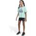 adidas Girls' 3T Loose Boxy Tee - Easy Green | Short Sleeve Shirt - Buy Online on GoSupps.com
