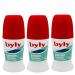 BYLY Byly Unisex Extreme Roll-On Deodorant 50ml - Intense Freshness 96H Long-Lasting Protection Odor Control Dermatologically Tested (Extreme Freshness 6 Units)