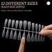Lea-Shall Nail Tips Set 240 Pre-Shaped Almond Gel Nails 12 Sizes | Full Cover Artificial Nail Tips for Stunning Acrylic Nail Designs - Buy Online on GoSupps.com