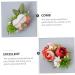DOITOOL 1pc Wedding Hair Accessories Hair Accessories for Bride Hair Jewels for Women Floral Hair Clip Decor Hair Comb for Bride Bud Seaside Simulated Leaves Artificial Flower - Buy Online on GoSupps.com