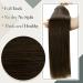 Laavoo Micro Loop Extensions - Real Hair Brown Microring Extensions | 50g 35cm Dark Brown #4 - Invisible 1g/s Hair Extensions - Buy Online on GoSupps.com