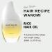 Hair Recipe Wanomi Moist Rice Hair Oil - 53ml | Nourish & Revitalize Your Hair - Buy Internationally - Buy Online on GoSupps.com