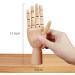 Baitaihem 2 Pack Wood Artist Drawing Manikin with Flexible Fingers - 7 Left and Right Hand - Buy Online on GoSupps.com