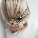 Bridal Green Crystal Hair Comb Emerald Hair Vine Malachite Green Wedding Headpiece Prom Party Festival Hair Accessories for Women and Girls (Silver) Hair Comb - Buy Online on GoSupps.com