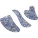 Verdant Touch Shabbrett Gua Sha Tools Set - 3 Portable Massage Tools for Face & Body Beauty - Buy Online on GoSupps.com