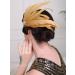 Handmade 1920s Champagne Fascinator - Feather Flapper Hair Accessories with Crystal Beads for Parties - Buy Online on GoSupps.com